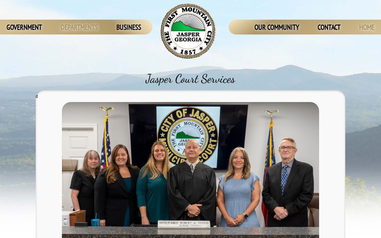 Pickens County municipal warrant Jasper Municipal Court information
